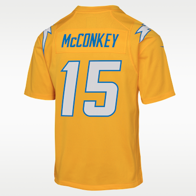 Ladd McConkey Los Angeles Chargers Big Kids' Nike NFL Game Jersey