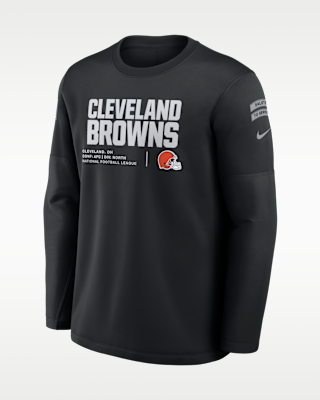 Мужские  Cleveland Browns Salute to Service Sideline Coaches Nike NFL Pullover Crew