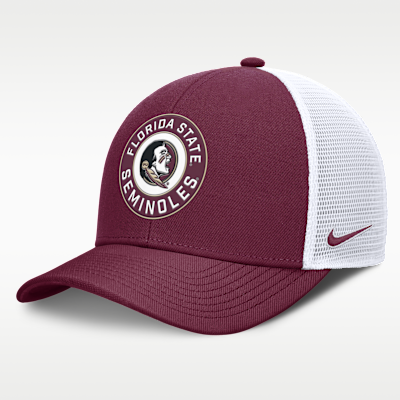 Florida State Primetime Rise Men's Nike Dri-FIT College Trucker Adjustable Hat
