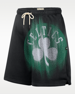 Мужские шорты Boston Celtics Standard Issue Nike Fleece Basketball Shorts для баскетбола