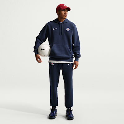 Nike Paris Saint-Germain Club Nike Erkek Kapüşonlu Futbol Sweatshirt'ü görsel 4
