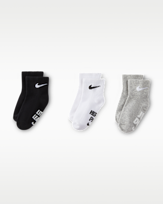Детские носки Nike Verbiage Gripper Socks (3 Pairs) Baby Socks