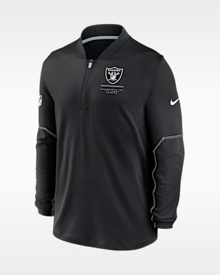 Мужские  Las Vegas Raiders Sideline Nike Dri-FIT NFL 1/2-Zip Top