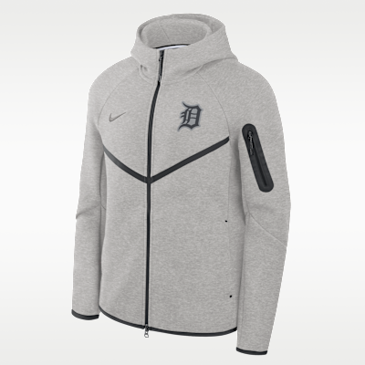 Detroit Tigers Tech Fleece Windrunner Men's Nike MLB Full-Zip Hooded Jacket