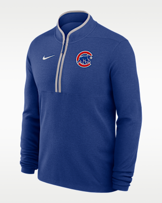 Мужские  Chicago Cubs Victory Nike Dri-FIT MLB 1/2-Zip Long-Sleeve Top