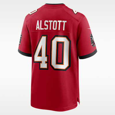 Jersey Nike de la NFL Game para hombre Mike Alstott Tampa Bay Buccaneers 50th Anniversary