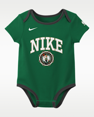 Детские  Boston Celtics Just Do It Baby Nike Basketball Bodysuit Set (2-Pack) для баскетбола