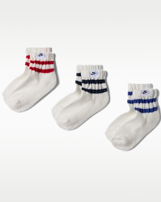 Детские носки Nike Kids' Varsity Scrunch Socks (3 Pairs) для бега