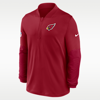 Playera Nike Dri-FIT de la NFL de medio cierre para hombre Arizona Cardinals Feel the Pressure