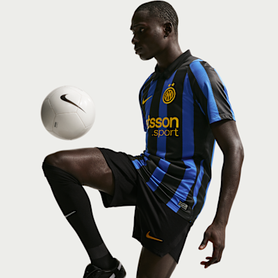Nike Inter Milan 2026/27 Stadyum İç Saha Nike Dri-FIT Erkek Futbol Taraftar Şortu görsel 4