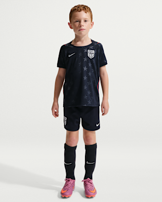 Детские  USMNT 2026 Stadium Away Little Kids' Nike Soccer Replica 3-Piece Kit
