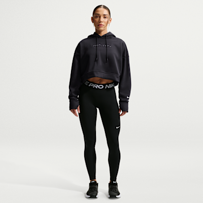 Nike Pro Therma-FIT Fleece Kadın Kapüşonlu Üstü görsel 4