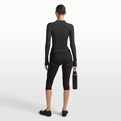 NikeSKIMS Matte Women's V-Panel 17" Cropped Leggings