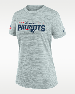 Женская футболка New England Patriots Rivalries Collection Sideline Velocity Nike Dri-FIT NFL