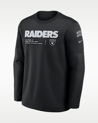 Мужские  Las Vegas Raiders Salute to Service Sideline Coaches Nike NFL Pullover Crew