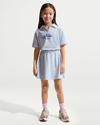 Детские шорты Nike Tennis Lifestyle Little Kids' Short-Sleeve Dress для тенниса