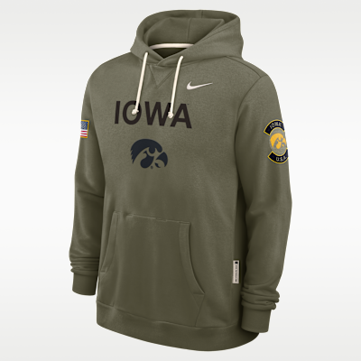 Iowa 2025 Military Appreciation Men's Nike Dri-FIT College Pullover Hoodie