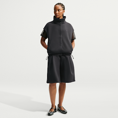 Nike Pregame Fleece Bol Kesimli Kadın Yeleği görsel 4
