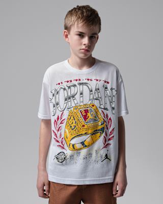 Детская футболка Jordan Big Kids' Skyline Rings