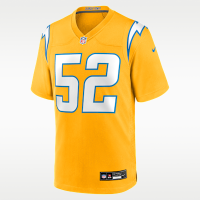 Khalil Mack Los Angeles Chargers Men's Nike NFL Game Jersey