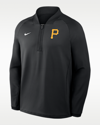 Мужские  Pittsburgh Pirates Authentic Collection Nike Dri-FIT MLB 1/2-Zip Long-Sleeve Top