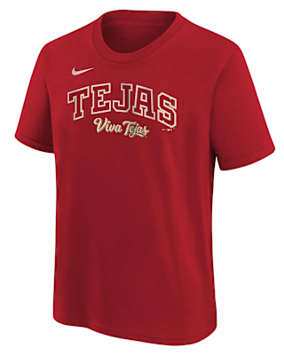 Детская футболка Texas Rangers City Connect Wordmark Big Kids' Nike MLB