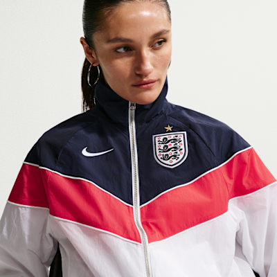Nike İngiltere Windrunner Nike UV Dokuma Kadın Futbol Ceketi