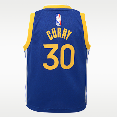 Jersey Nike NBA Swingman para niños pequeños (2T) Stephen Curry Golden State Warriors Icon Edition