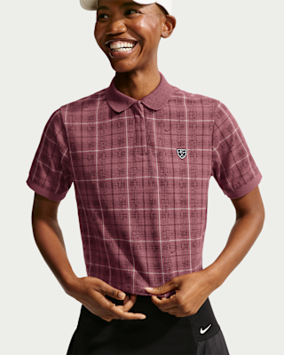 Женские Nike Fairway Fresh Dri-FIT Tartan Golf Polo
