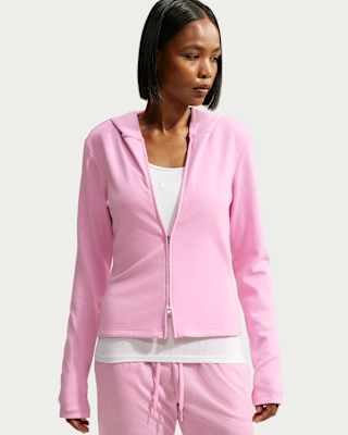 Женские Nike Sportswear Chill Knit Slim Long-Sleeve Full-Zip Top