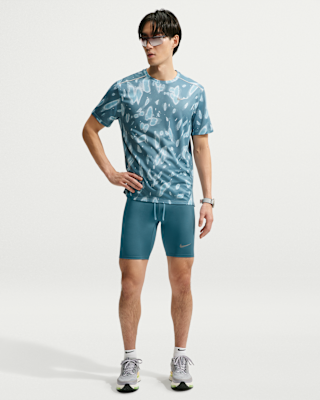 Мужские тайтсы Nike Fast Dri-FIT Brief-Lined 1/2-Length Tights для бега