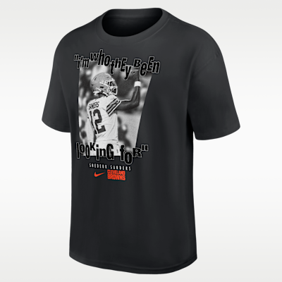 Playera Nike de la NFL Shedeur Sanders Cleveland Browns