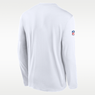 Buffalo Bills Rivalries Collection Sideline Legend Small Logo Men's Nike Dri-FIT NFL Long-Sleeve T-Shirt