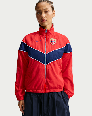 Женская куртка Norway Windrunner Nike Soccer UV Woven для бега