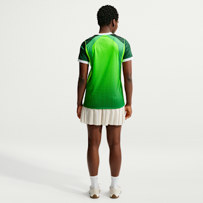 Nike Nijerya 2026 Stadyum İç Saha Nike Dri-FIT Kısa Kollu Kadın Futbol Forması görsel 5