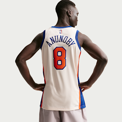 OG Anunoby New York Knicks City Edition Men's Nike NBA Swingman Jersey