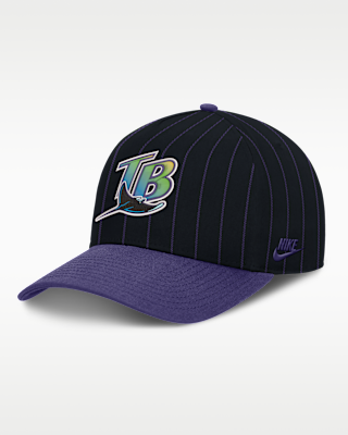 Мужские Tampa Bay Rays Cooperstown Rise Nike MLB A-Frame Adjustable Hat