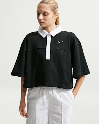 Nike Sportswear Women's Oversized Short-Sleeve Polo Top