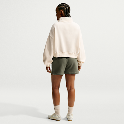 Nike Studio Fleece Orta Kalınlıkta Kadın Şortu görsel 5