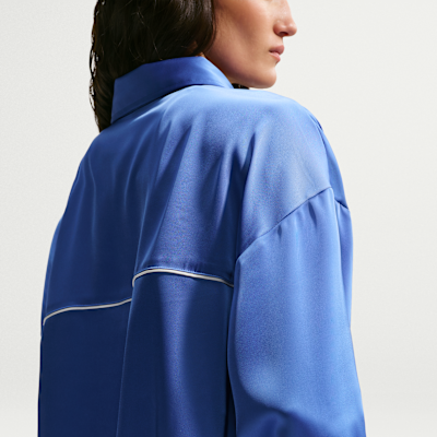 Nike Sportswear Women's Oversized Satin Long-Sleeve Top