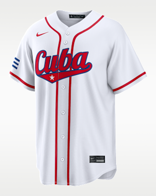 Мужские джерси Cuba National Baseball Team 2026 World Baseball Classic Nike Stadium Jersey