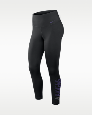 Женские тайтсы Baltimore Ravens Primetime One Nike Dri-FIT NFL High-Rise Leggings