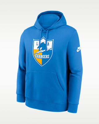 Мужское худи Los Angeles Chargers Club Logo Nike NFL Pullover Hoodie