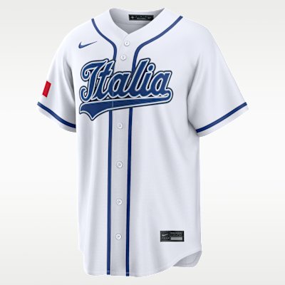 Italy National Baseball Team 2026 World Baseball Classic Men's Nike Stadium Jersey