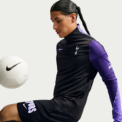 Nike Tottenham Hotspur Strike Üçüncü Nike Dri-FIT Örgü Erkek Futbol Antrenman Üstü görsel 3