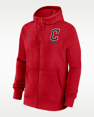 Мужское худи Cleveland Guardians Lockup Nike MLB Full-Zip Hoodie