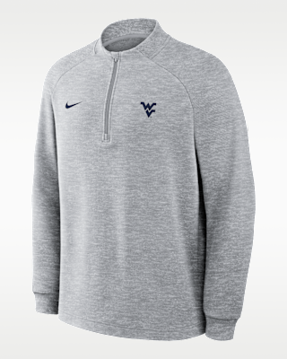 Мужские  West Virginia Par Nike Therma-FIT College Half-Zip Pullover