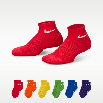 Nike Everyday Kids' Cushioned Ankle Socks (6 Pairs)