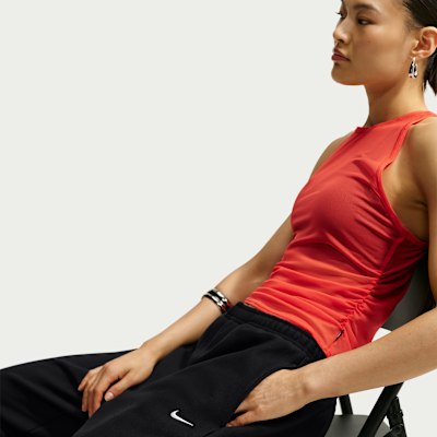 Nike Studio Fleece Kalın Oversize Yüksek Belli Kadın Jogger'ı görsel 4