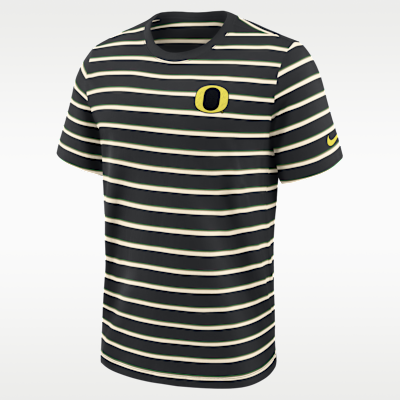 Playera universitaria Nike para hombre Oregon Athletic Prep Legacy Summit Stripe